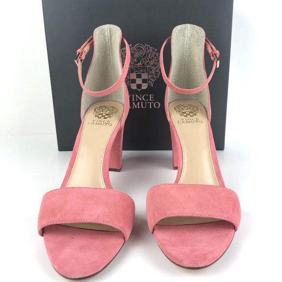 Vince Camuto Shoes - Vince camuto corlina suede heels flamingo pink 11
